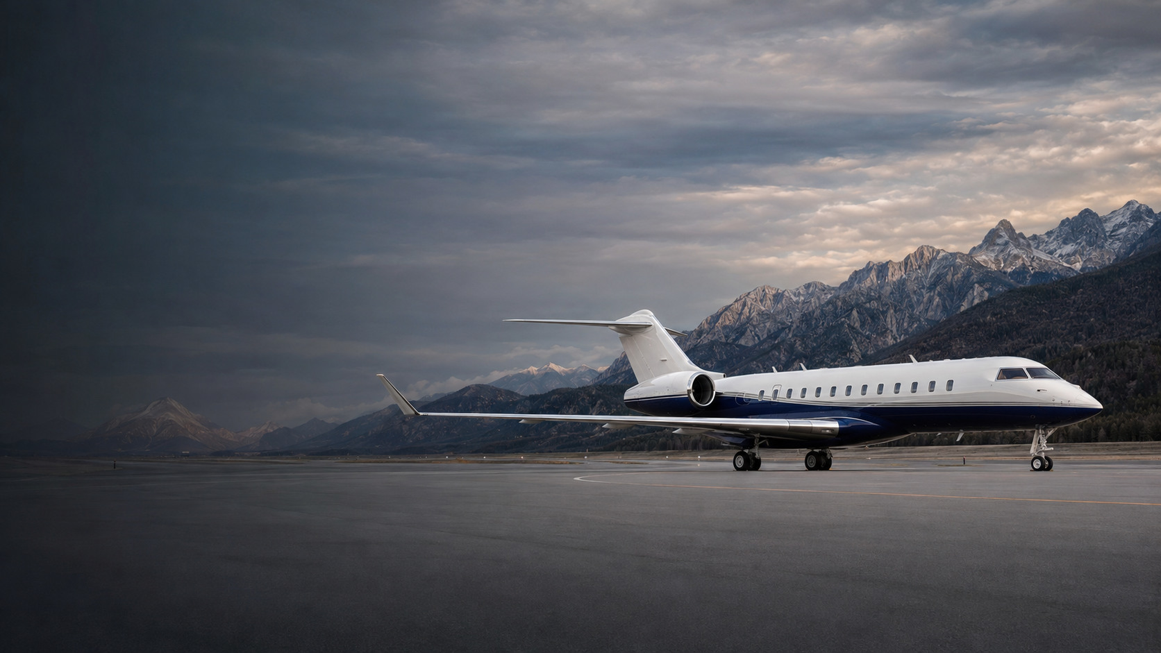 Long-range private aircraft evaluated for current market value