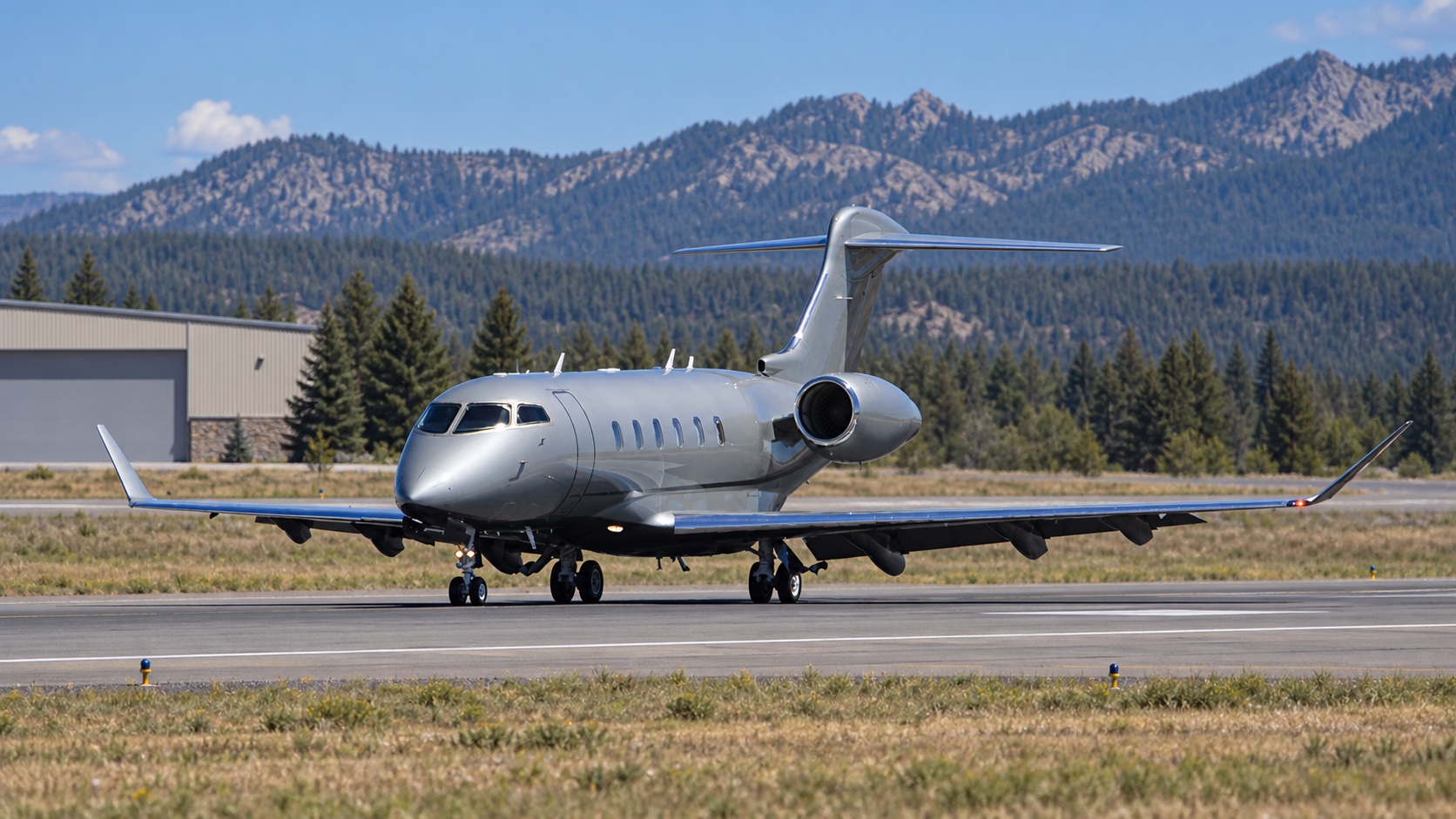 Business jet representing the operational tradeoffs of placing a private aircraft into charter service